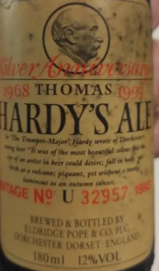 Eldridge Pope Thomas Hardy's Ale (1993)