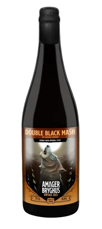 Amager Bryghus Double Black Mash (2023) Rye Whiskey BA Version