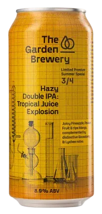 The Garden Brewery Hazy Double IPA: Tropical Juice Explosion