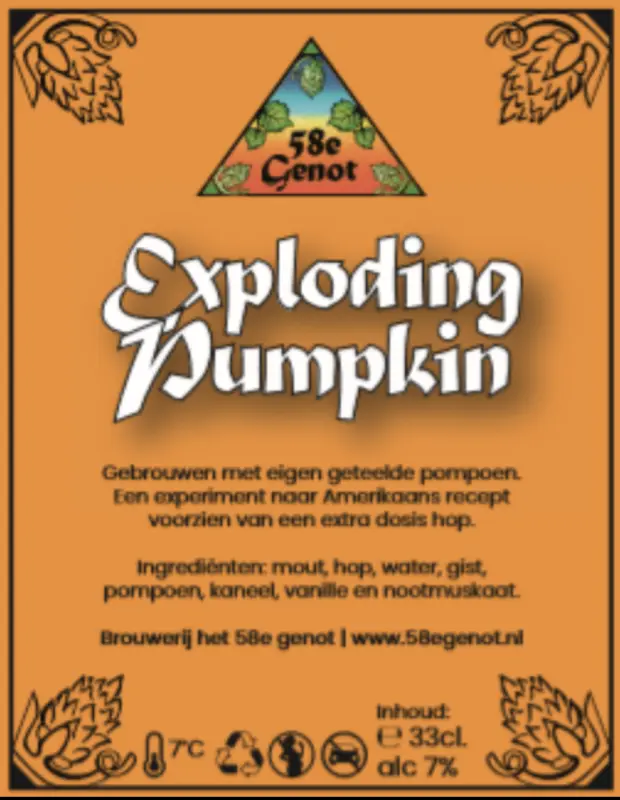 Brouwerij Het 58e Genot Exploding Pumpkin