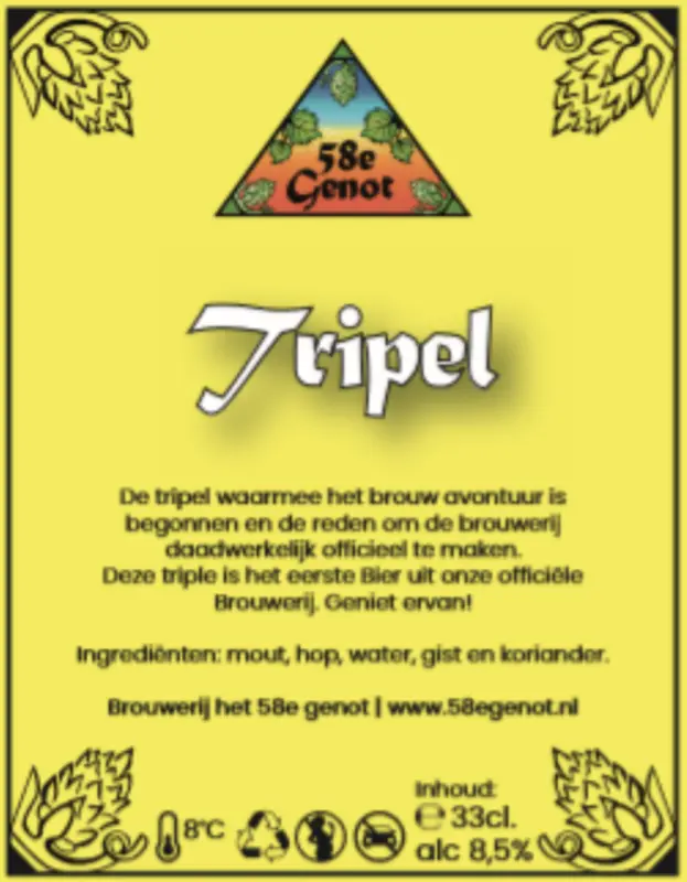 Brouwerij Het 58e Genot D'n Tripel
