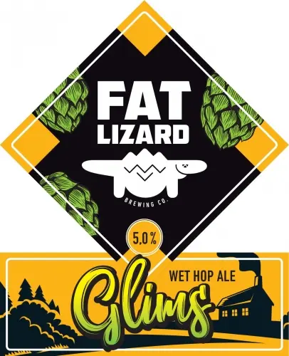 Fat Lizard Brewing Co. Glims Wet Hop Ale 2018