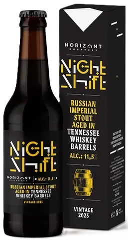 Horizont Brewing Night Shift (2023 Russian Imperial Stout Tennessee Whiskey Barrel Aged)