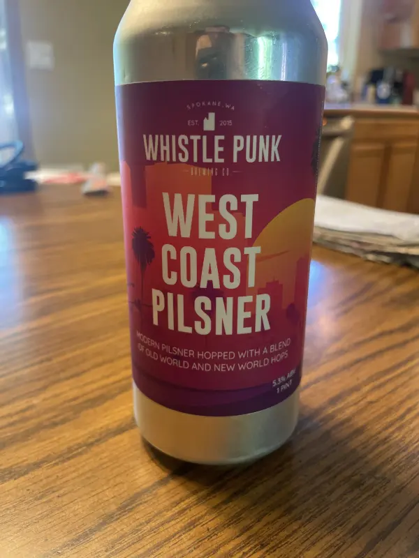Whistle Punk Brewing Company West Coast Pilsner