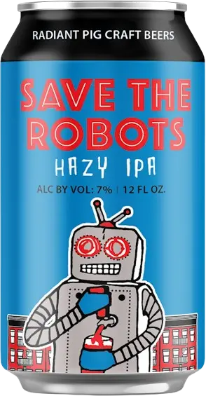 Radiant Pig Craft Beers Save the Robots