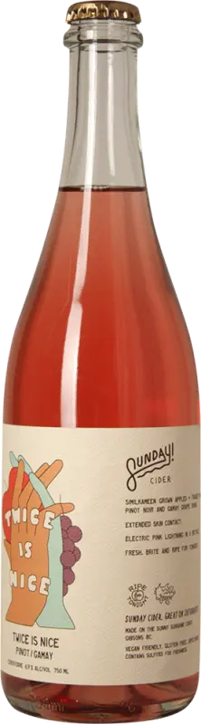 Sunday! Cider Twice Is Nice - Pinot/Gamay