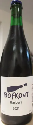 Bofkont Barbera 2022 (White Label)