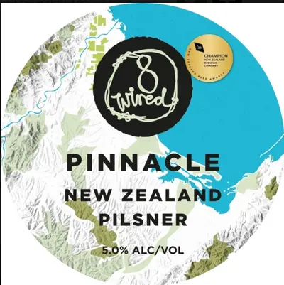 8 Wired Brewing Pinnacle New Zealand Pilsner