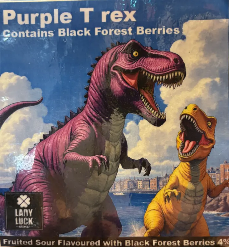 Lady Luck Brewery Purple T Rex