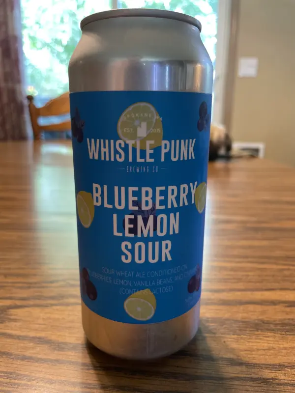 Whistle Punk Brewing Company Blueberry Lemon Sour