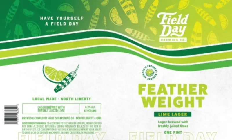 Field Day Brewing Co. Featherweight Lime Lager