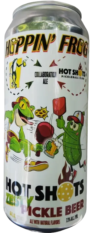Hoppin' Frog Brewery Hot Shots Zesty Pickle Beer