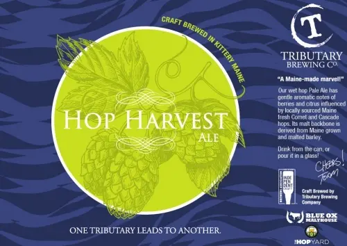 Tributary Brewing Company Hop Harvest Pale Ale