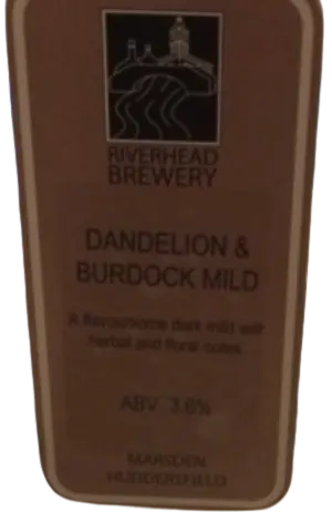 Riverhead Brewery Dandelion & Burdock Mild