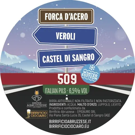 Birrificio Abruzzese 509 Winter Edition