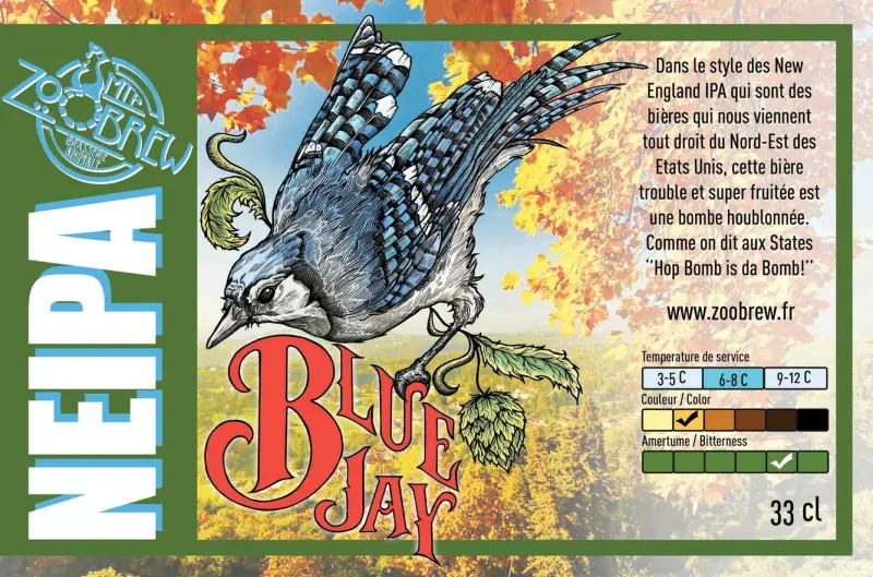 ZooBrew Brasserie Animale Blue Jay