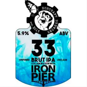 Hopcraft Brewing 33 Brut IPA