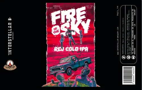 Interstellar Brewery Fire in the Sky