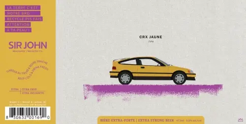 Brasserie Sir John Brewing Company CRX Jaune