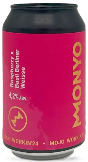 MONYO Brewing Co. MOJO WORKIN'24: Raspberry X Basil Berliner Weisse