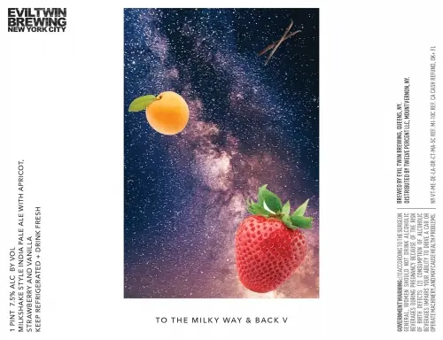 Evil Twin Brewing NYC To the Milky Way & Back V: Apricot, Strawberry, Vanilla