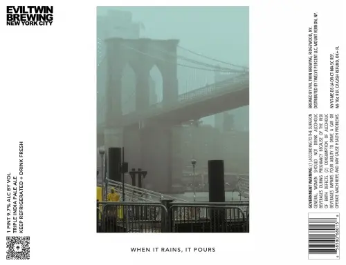 Evil Twin Brewing NYC When It Rains, It Pours