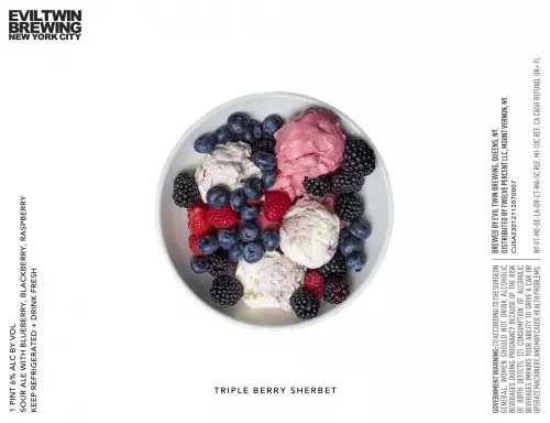 Evil Twin Brewing NYC Triple Berry Sherbet