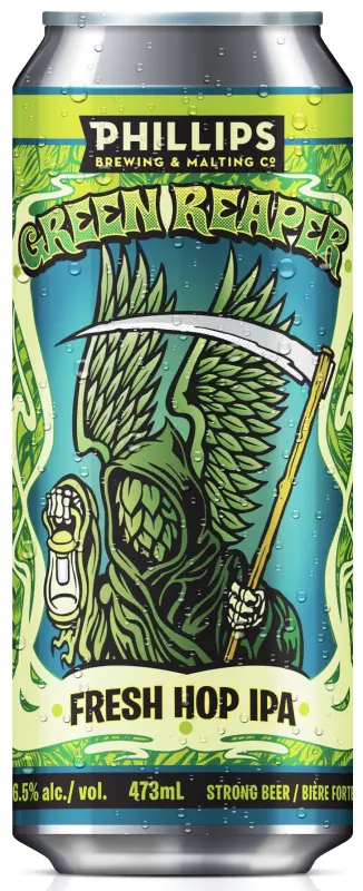 Phillips Brewing and Malting Co. Green Reaper Fresh Hop IPA