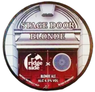 Ridgeside Brewery Stage Door Blonde
