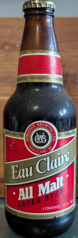 Hibernia Brewing Eau Claire All Malt Lager