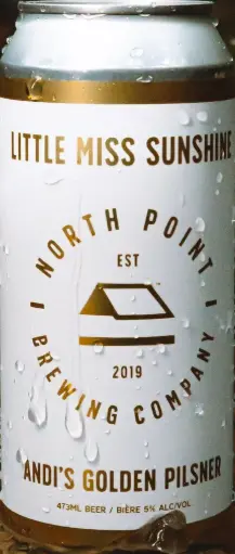 North Point Brewing Co Little Miss Sunshine - Andi's Golden Pilsner