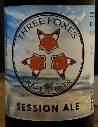 Three Foxes Craft Beer Session Ale