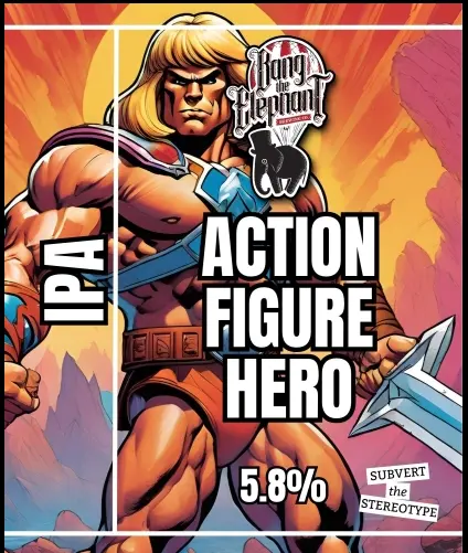 Bang The Elephant Brewing Action Figure Hero