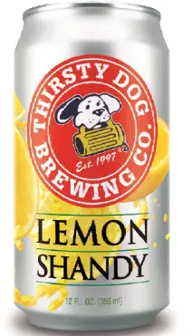 Thirsty Dog Brewing Company Lemon Shandy