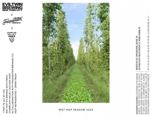 Evil Twin Brewing NYC Wet Hop Season 2022