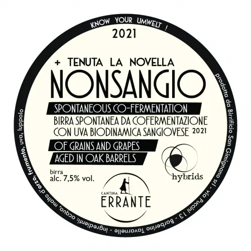 Cantina Errante Nonsangio 2021 (Con Sangiovese)