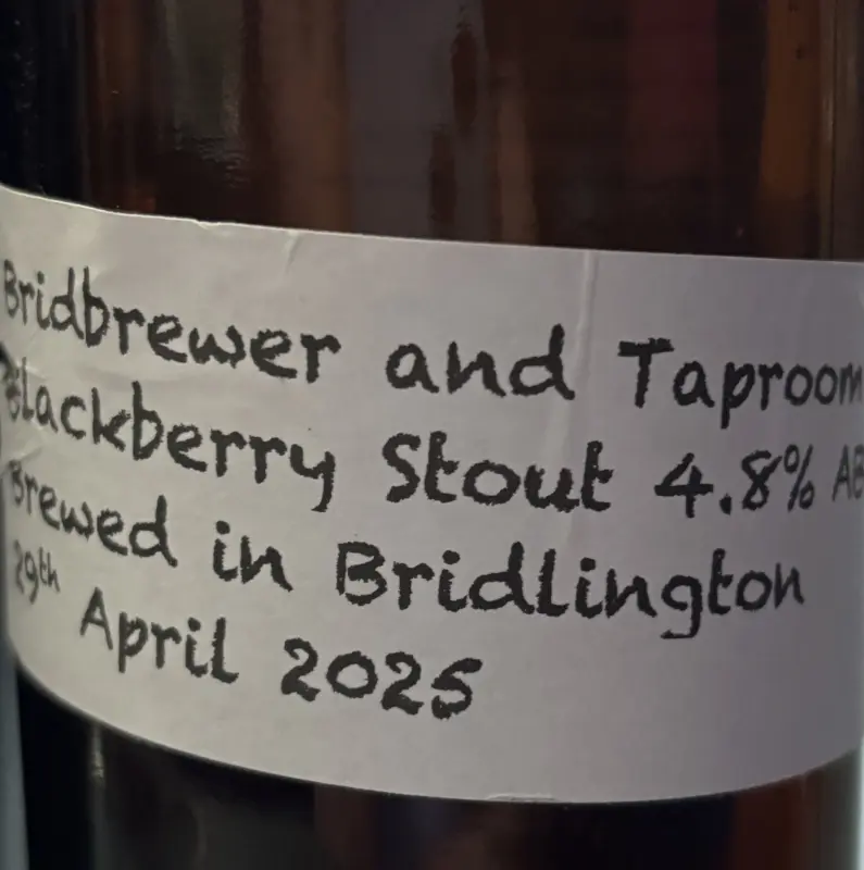 Bridbrewer And Taproom Limited Blackberry Stout