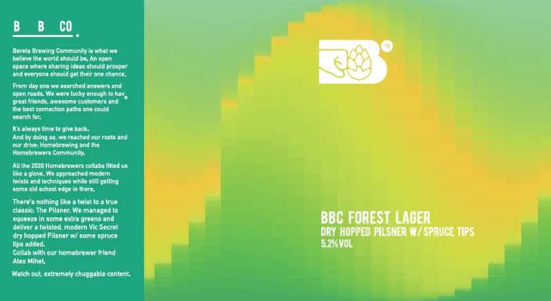Bereta Brewing Co. BBC - Forest Lager w. Alex Mihet (2020)