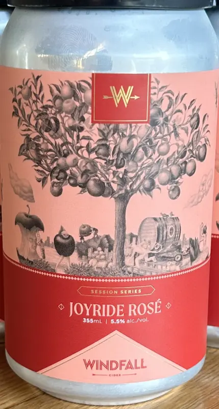 Windfall Cider Joyride Rose