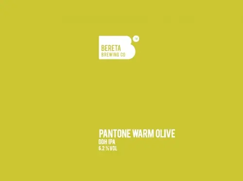 Bereta Brewing Co. Pantone Warm Olive