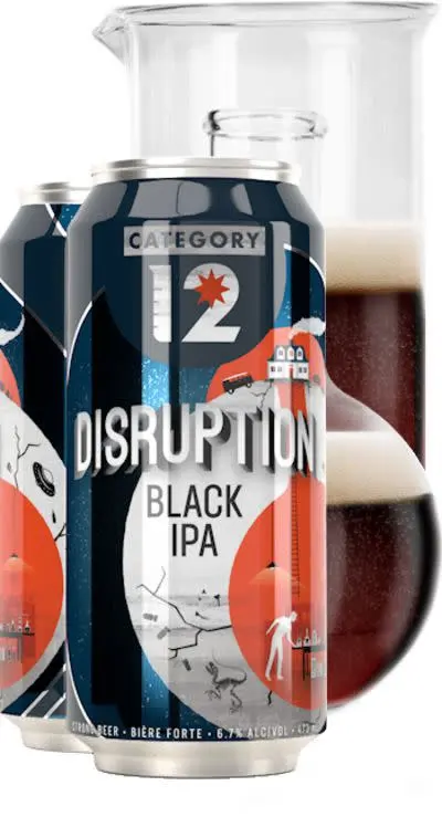 Category 12 Brewing Disruption Black IPA