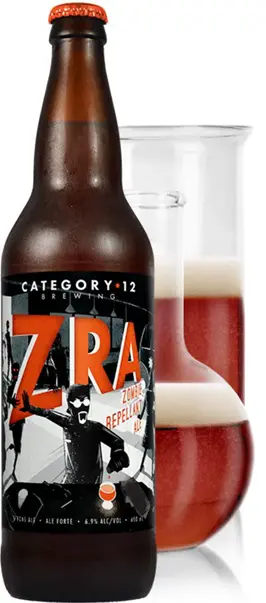Category 12 Brewing ZRA (Zombie Repellant Ale)
