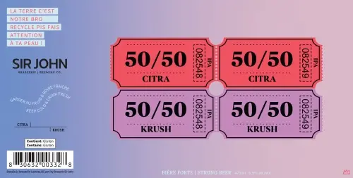Brasserie Sir John Brewing Company 50-50 (Citra-Krush)