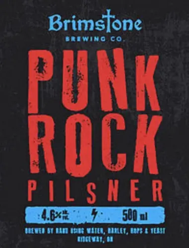 Brimstone Brewing Punk Rock Pilsner