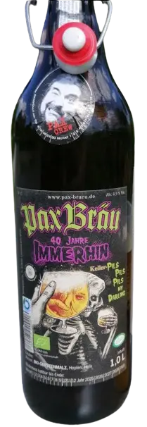 Pax Bräu 40 Jahre Immerhin