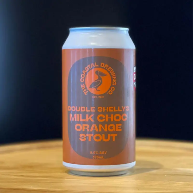 The Coastal Brewing Company Double Shellys Milk Choc Orange Stout