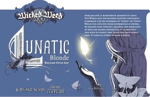Wicked Weed Brewing Lunatic Blonde