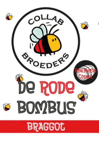 Gebroeders Roodbaard Collab Broeders - De Rode Bombus Braggot: Remi Martin Cognac