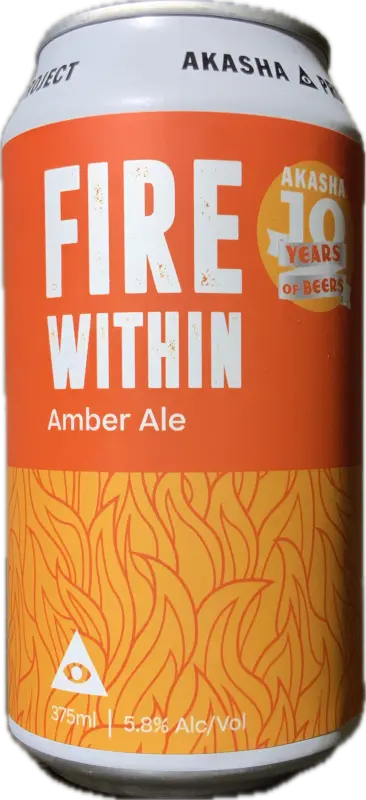 Akasha Brewing Company Fire Within Amber Ale