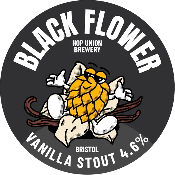Hop Union Black Flower